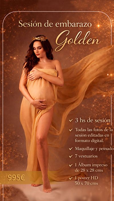 Sesión Embarazo Golden