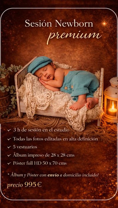 Sesión Newborn Premium