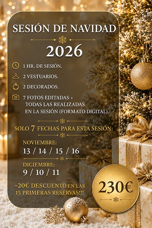 Inna Kunitsa · Sesión Navidad 2026